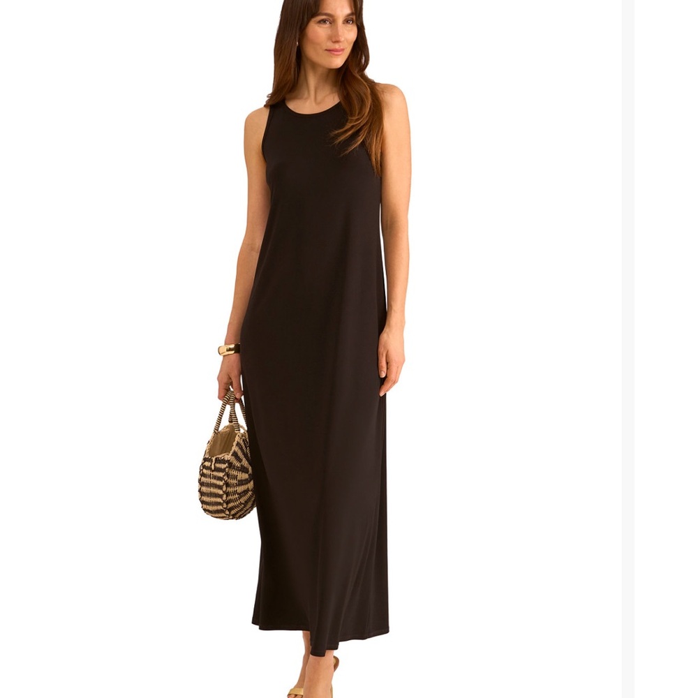Vince Camuto Black Sleeveless Maxi Dress